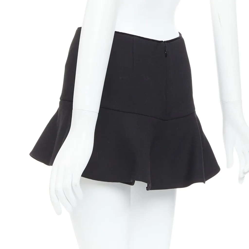 Red Valentino Ruffle Skort Shorts Black Polyester Very good - Box View