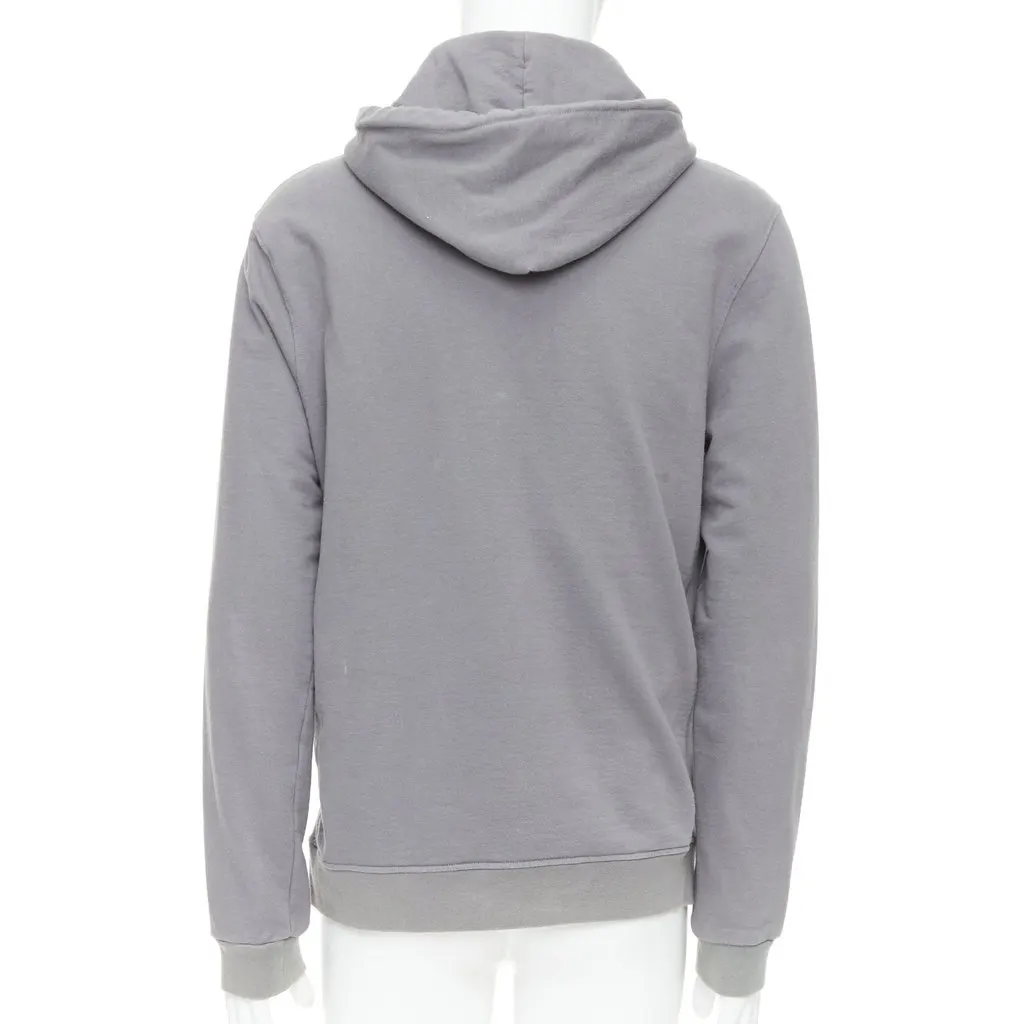Prada Sports Logo Hoodie Grey Cotton Fair - Box View
