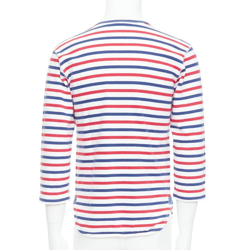 Junya Watanabe Striped Hem Shirt Red Cotton Fair - Box View