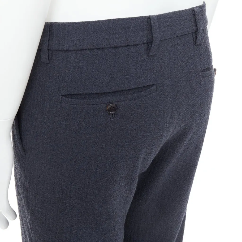 Issey Miyake Contrast Joggers Grey Wool Very good - Back View