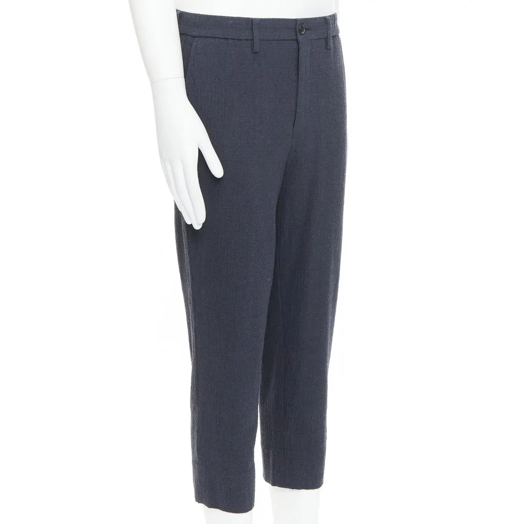 Issey Miyake Contrast Joggers Grey Wool Very good - Inside View