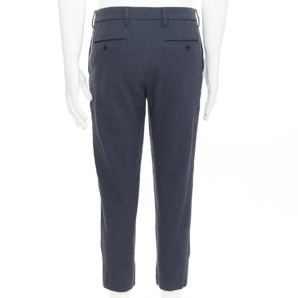 Issey Miyake Contrast Joggers Grey Wool Very good - Box View