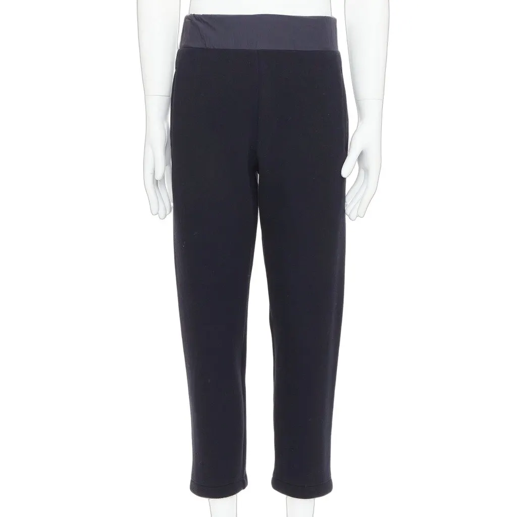 Bottega Veneta Suede Legging Pants Grey Cotton Fair - Front View
