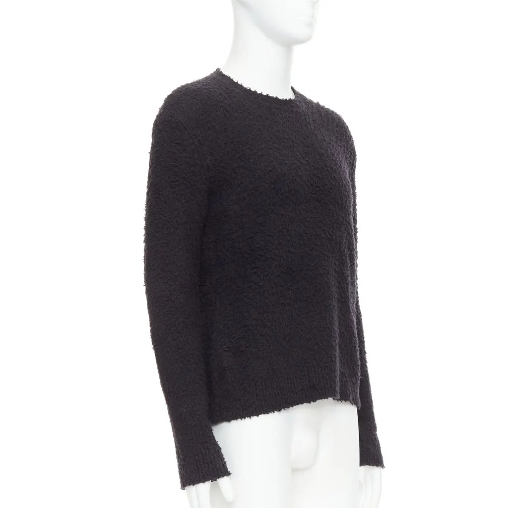 Danilo Paura Errol Crewneck Black Cotton Never worn, with tag - Inside View