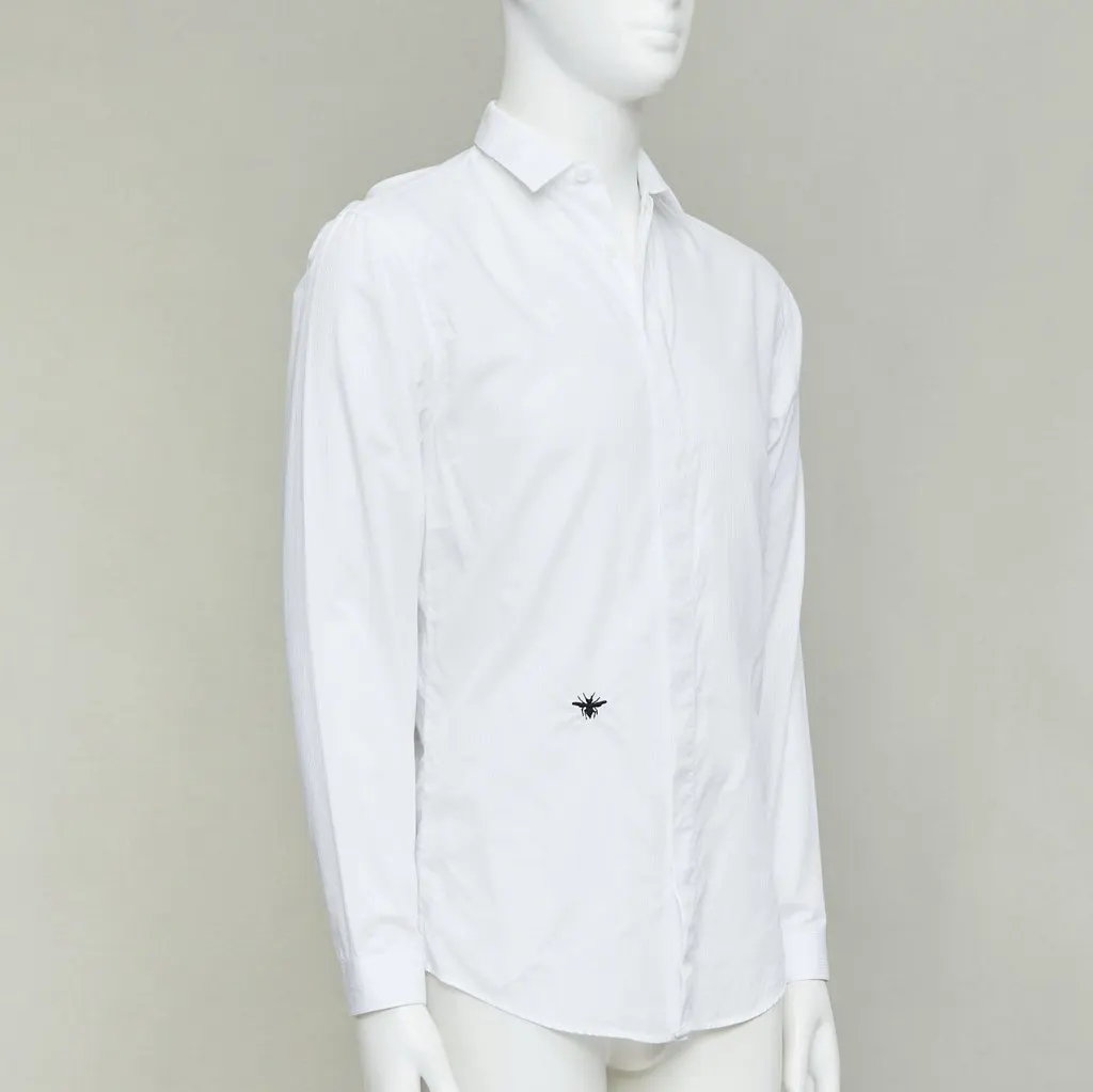 Dior White Cotton Shirt White Cotton Very good - Inside View