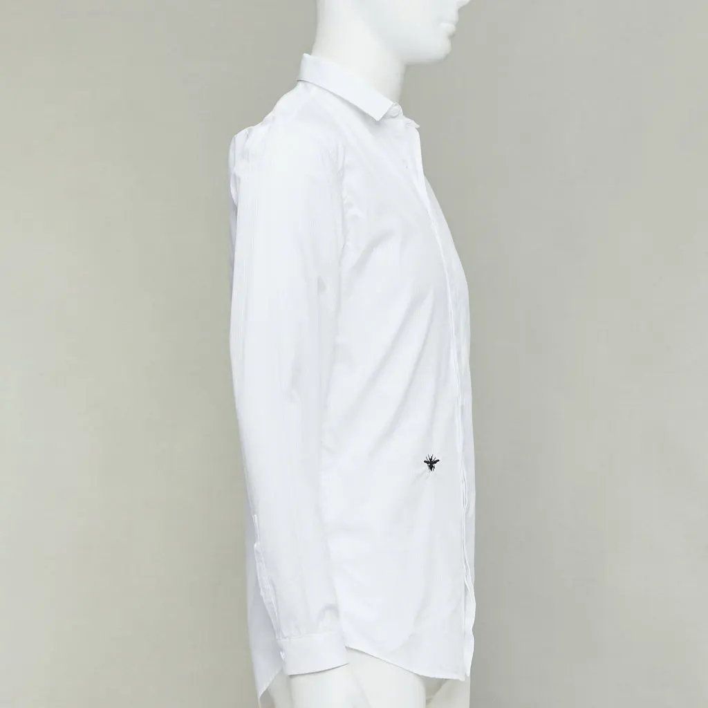 Dior White Cotton Shirt White Cotton Very good - Model View