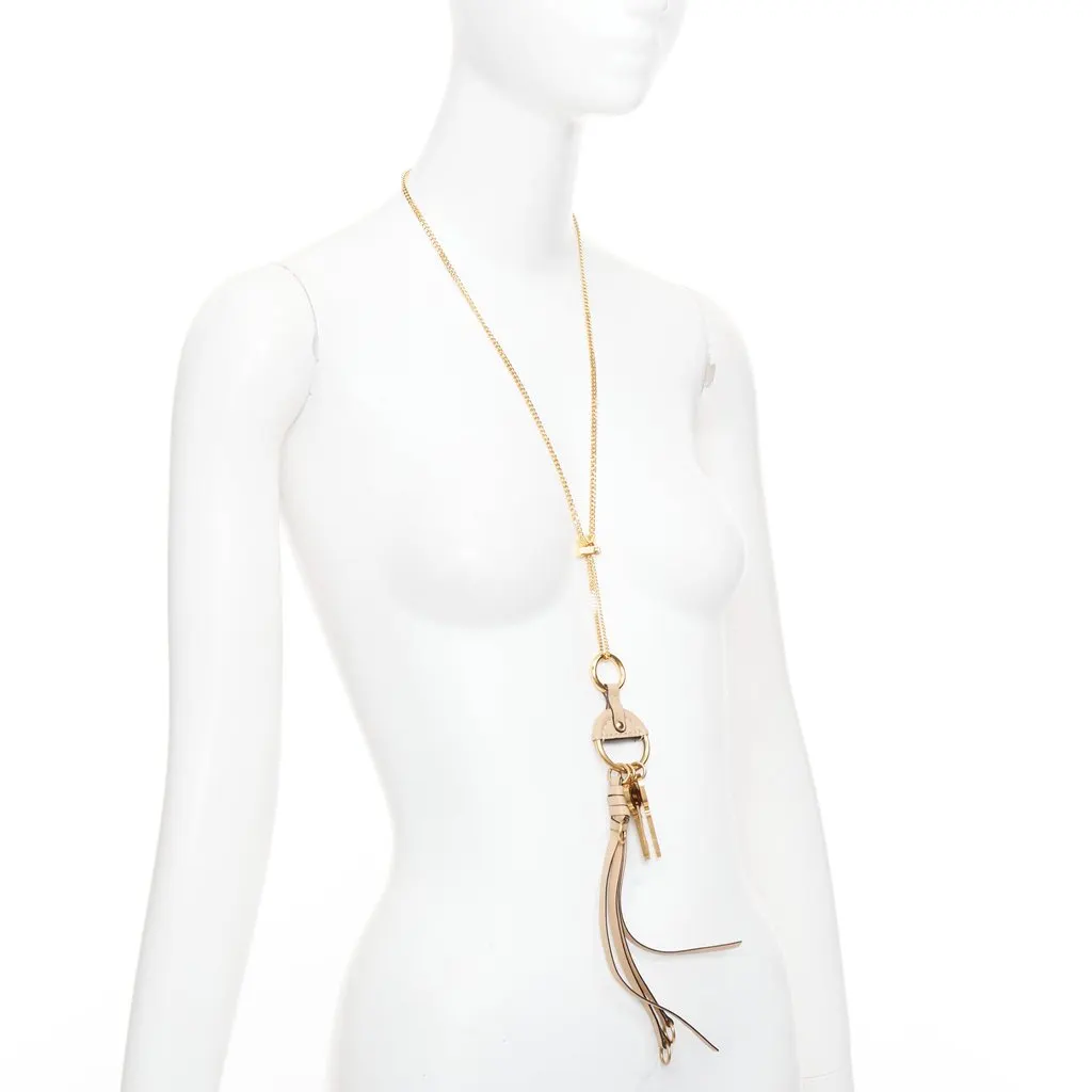 Chloé Nicole Beige Leather Good - Inside View