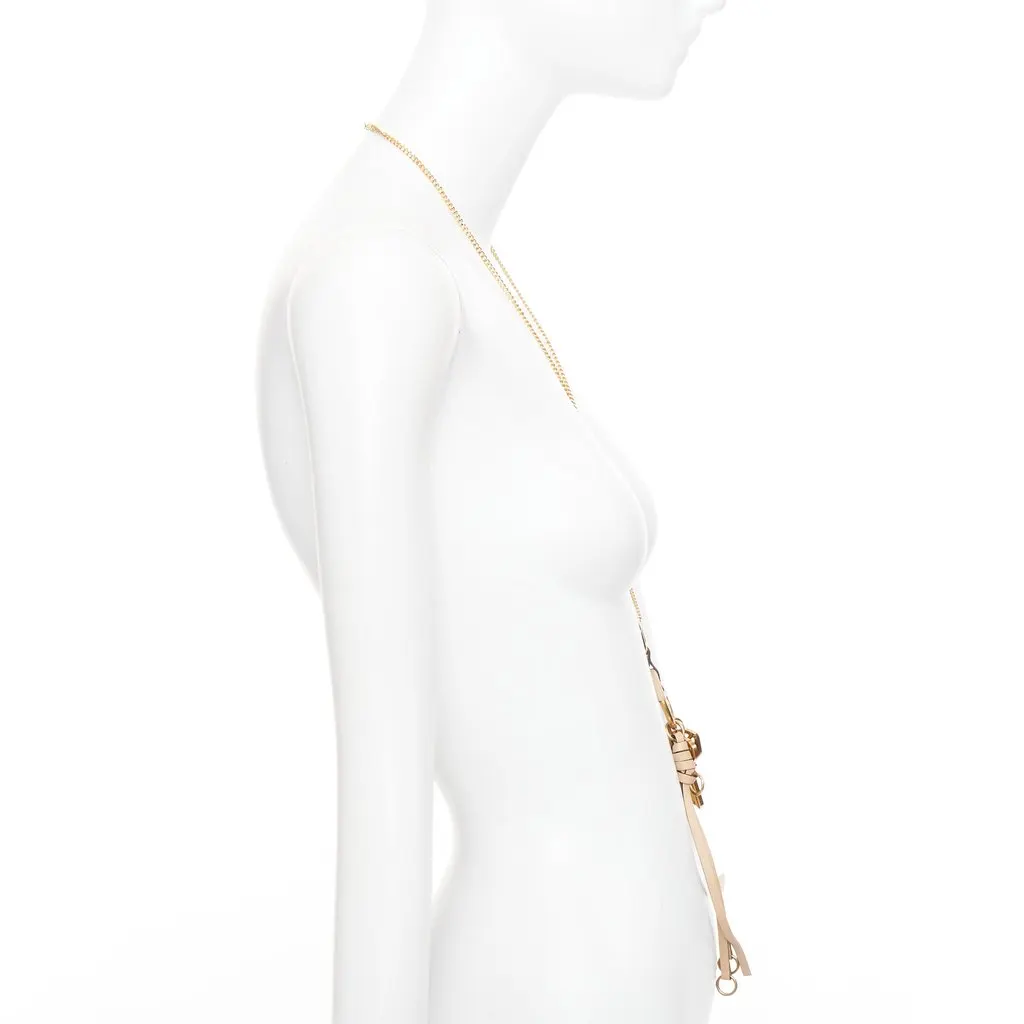 Chloé Nicole Beige Leather Good - Model View