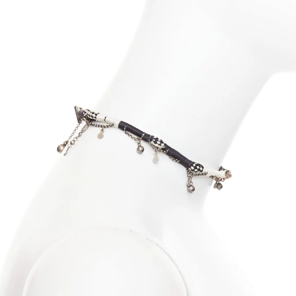 Saint Laurent Black Metal Bag charms Black Metal Good - Model View