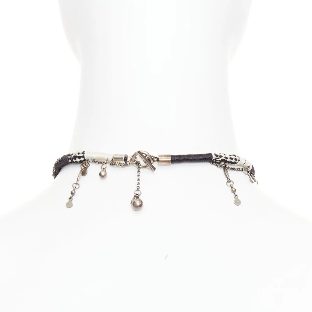 Saint Laurent Black Metal Bag charms Black Metal Good - Box View