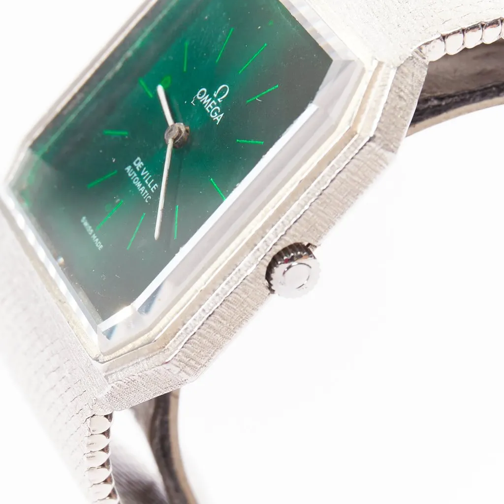 Omega De Ville "Emerald" Emerald Dial Silver Metal Good - Model View
