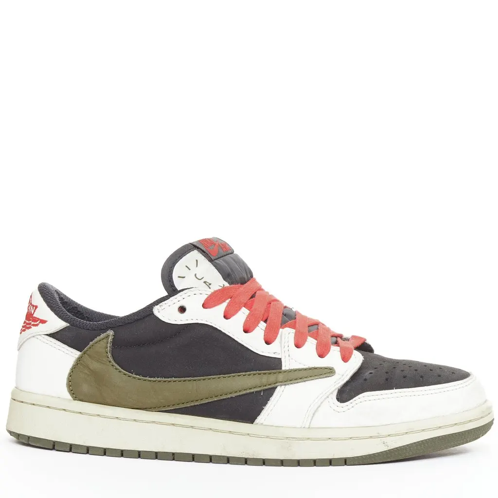 Nike Air Jordan 1 Retro Low OG SP Green Leather Fair - Front View