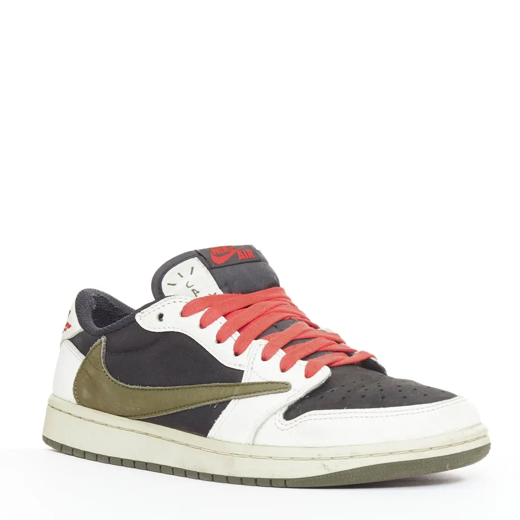 Nike Air Jordan 1 Retro Low OG SP Green Leather Fair - Back View