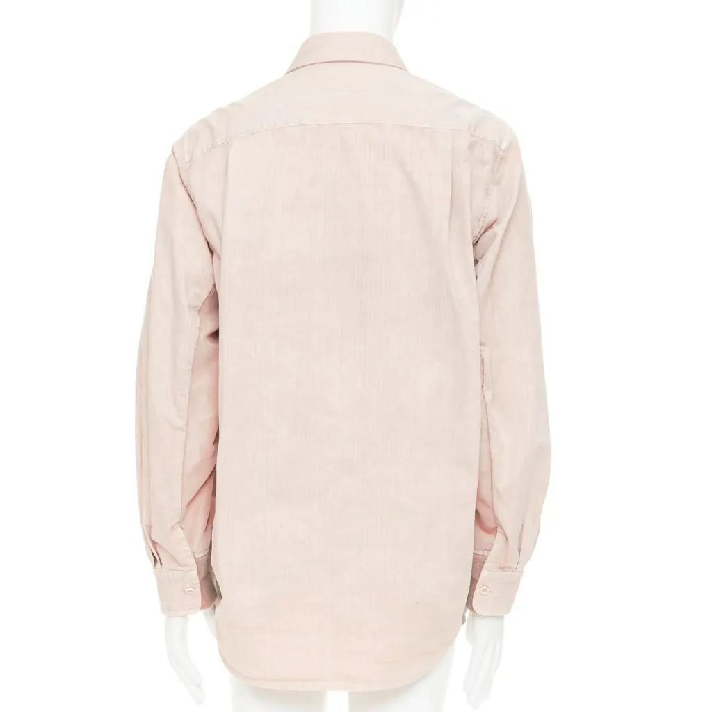 Sacai Pink Cotton Coat Pink Cotton Very good - Box View