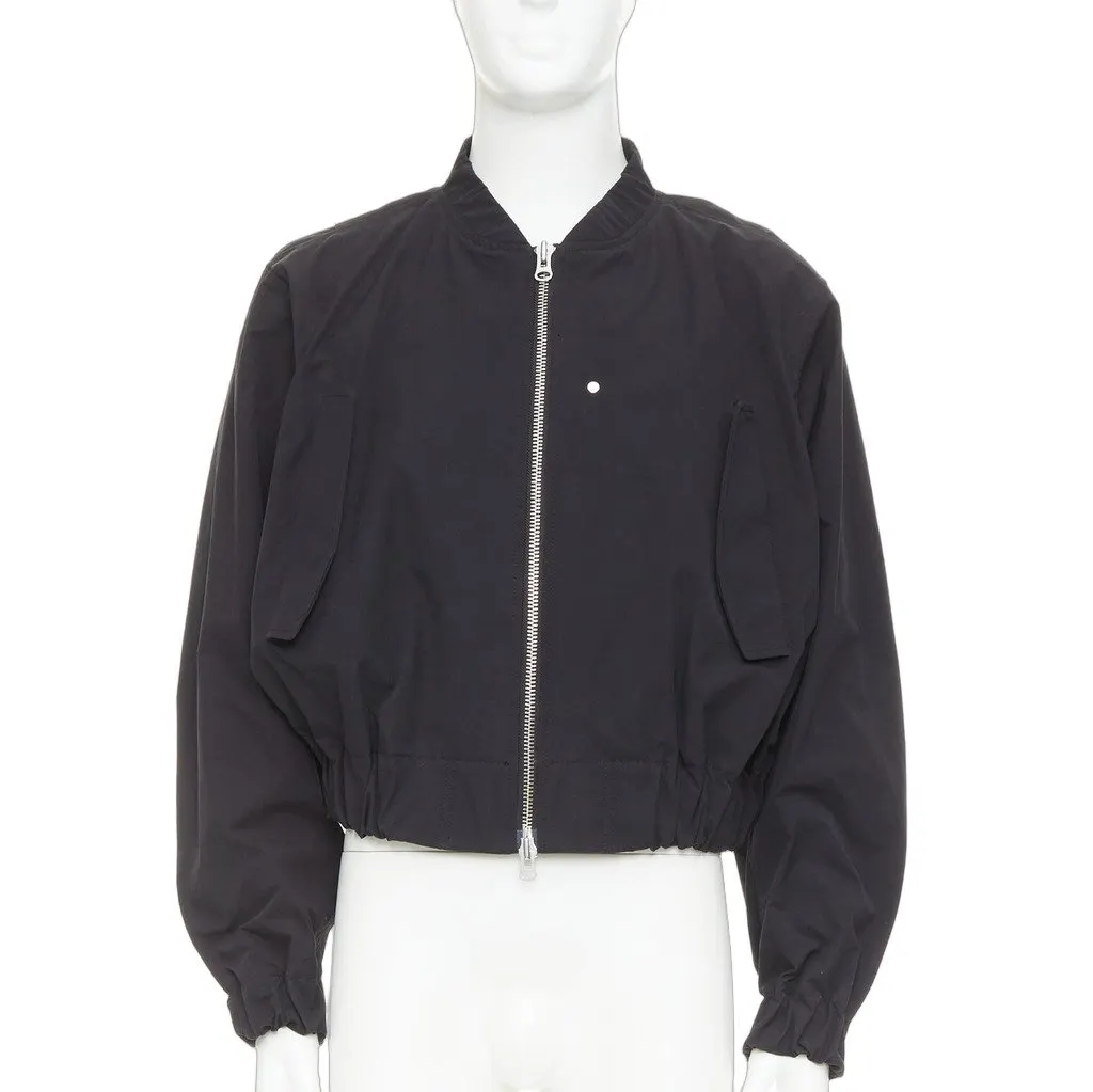Unsigned Molded Bulk Jacket Black Polyester Never worn, with tag - Front View