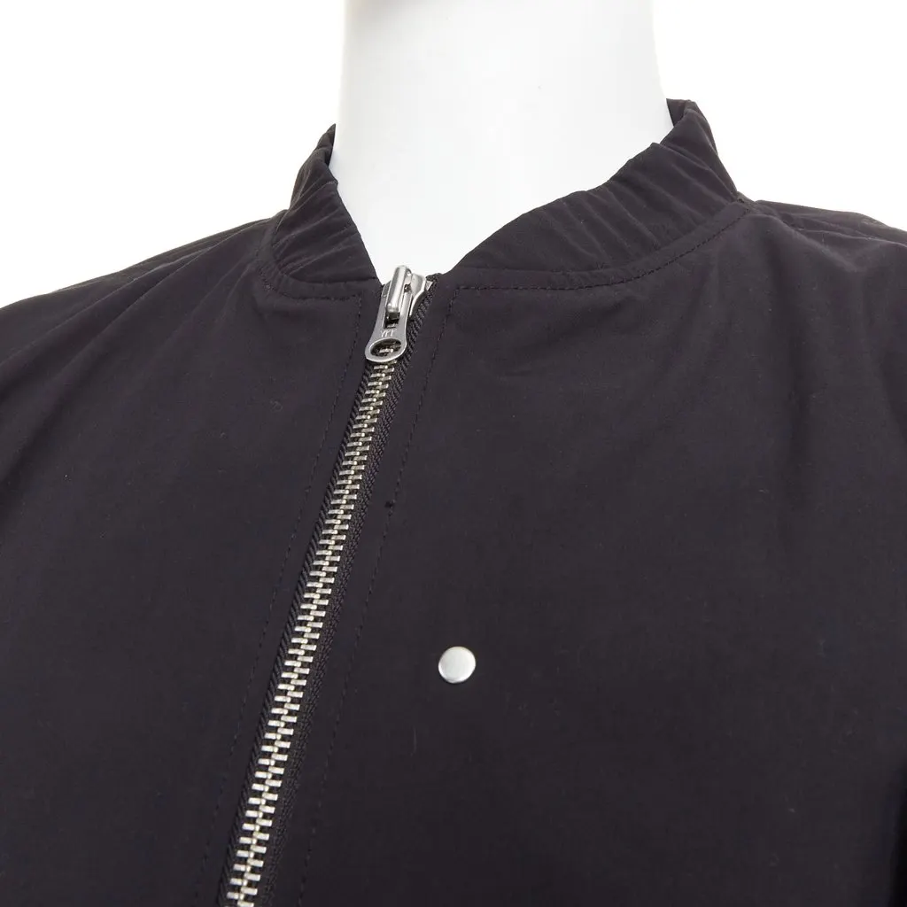 Unsigned Molded Bulk Jacket Black Polyester Never worn, with tag - Back View