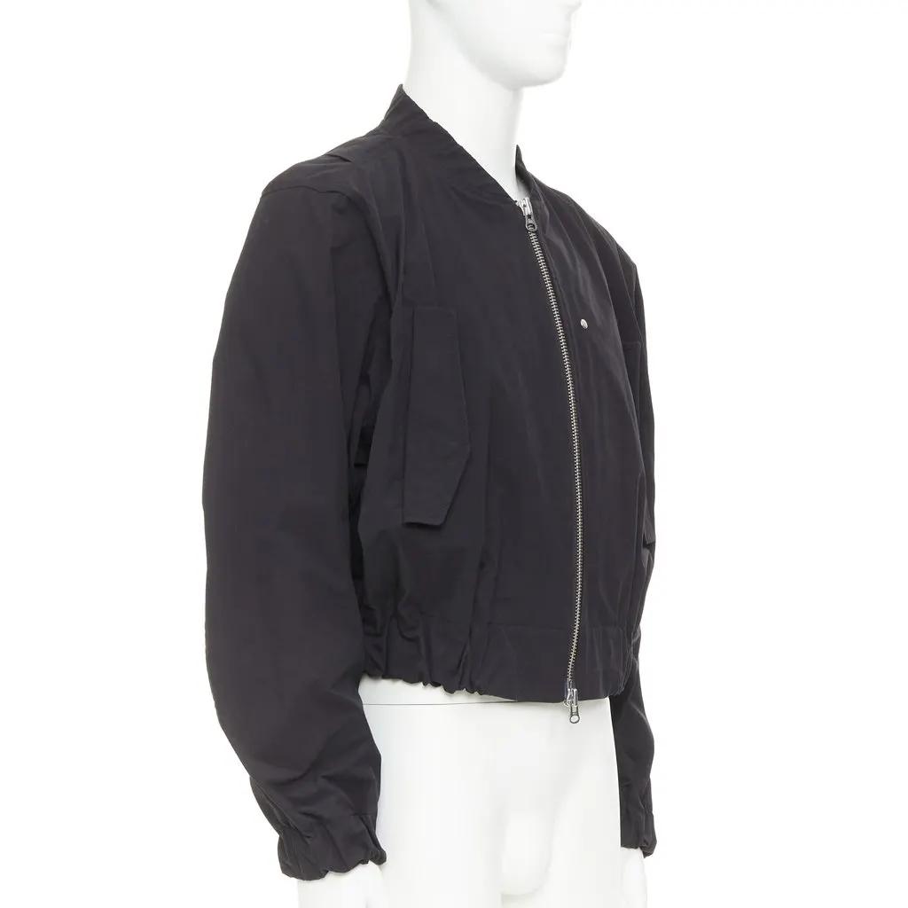 Unsigned Molded Bulk Jacket Black Polyester Never worn, with tag - Inside View