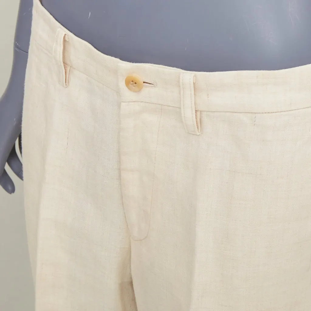 Issey Miyake Ecru Trouser Beige Very good - Back View