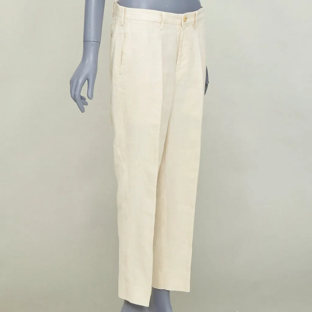 Issey Miyake Ecru Trouser Beige Very good - Inside View