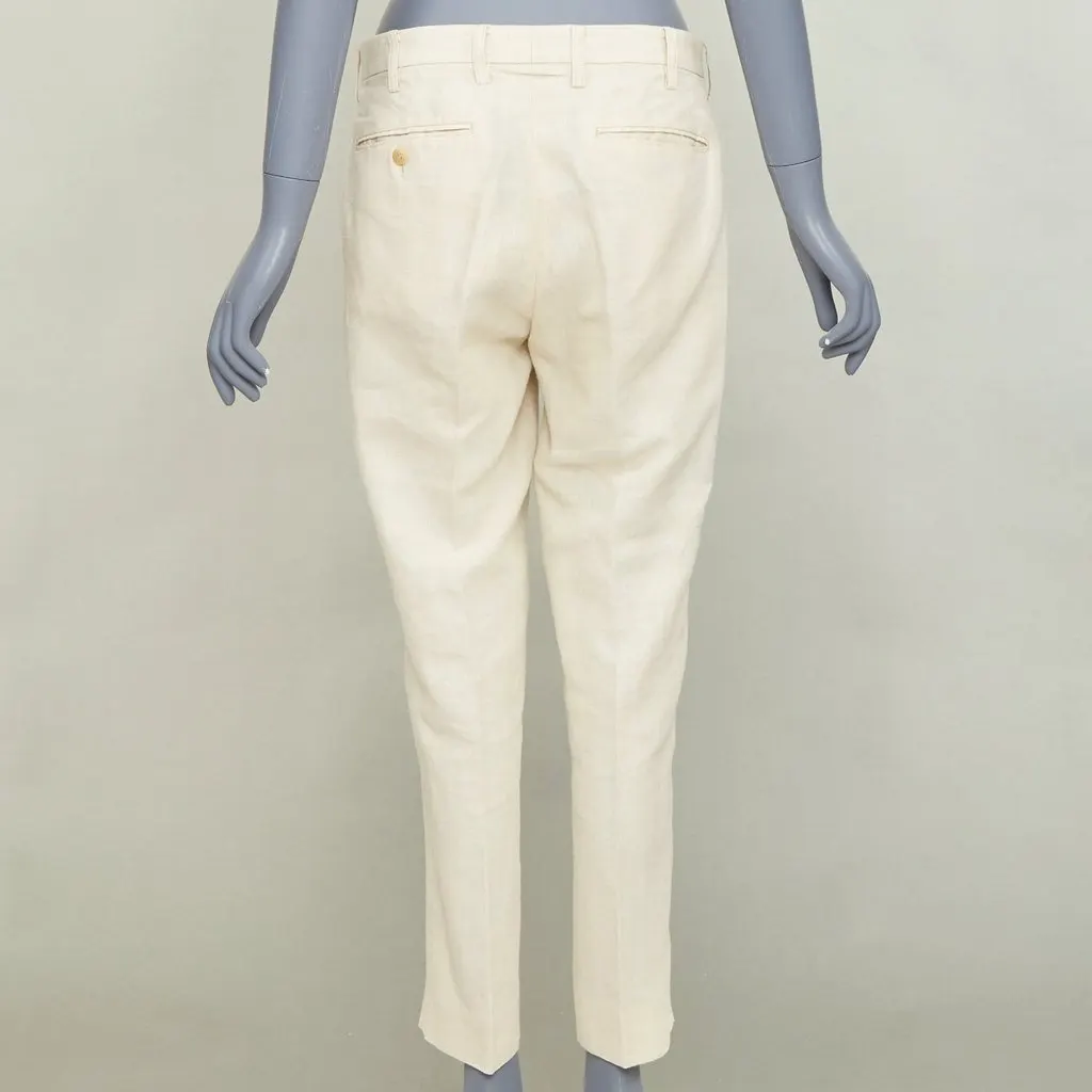 Issey Miyake Ecru Trouser Beige Very good - Box View