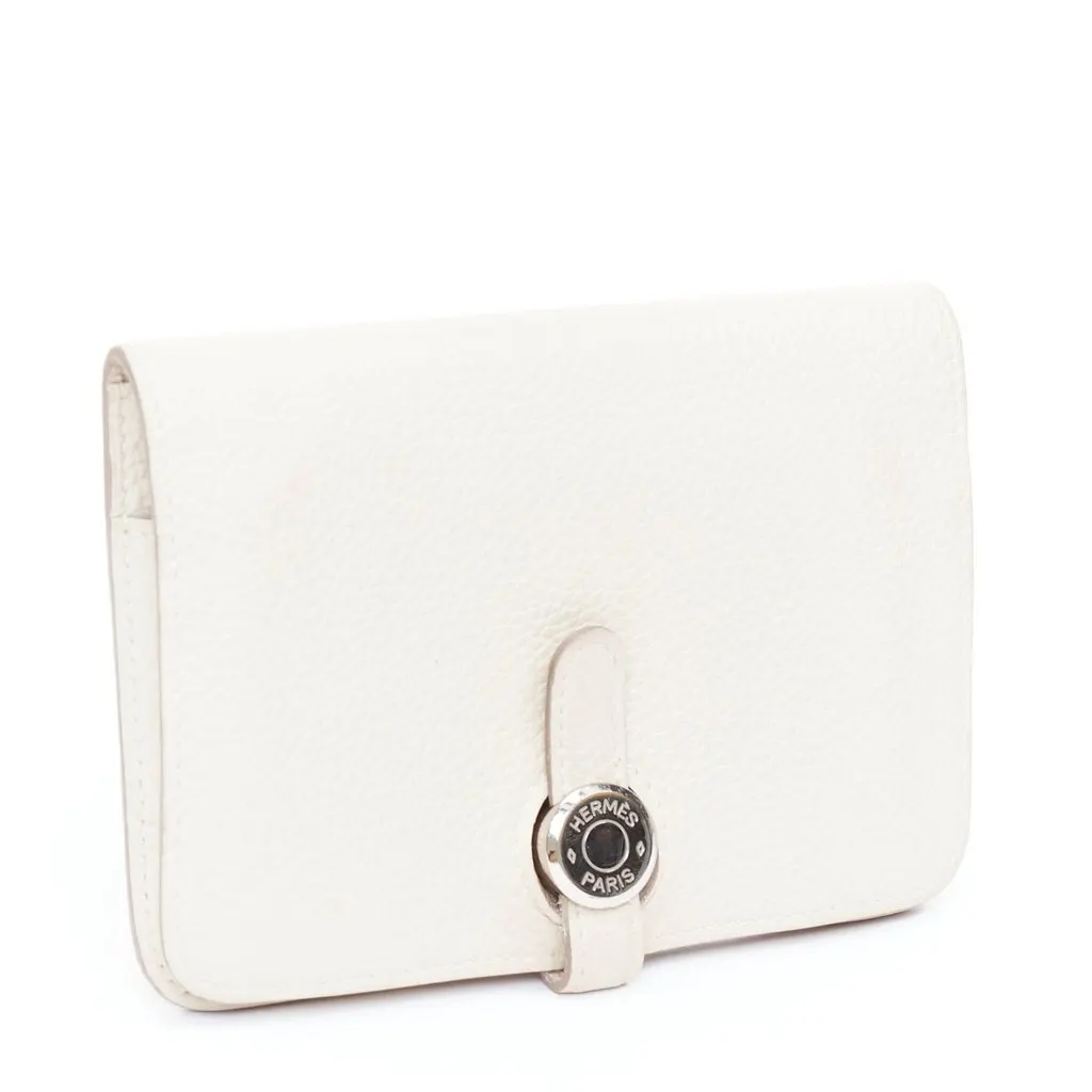 Hermès Dugon Duo Beige Leather Fair - Back View
