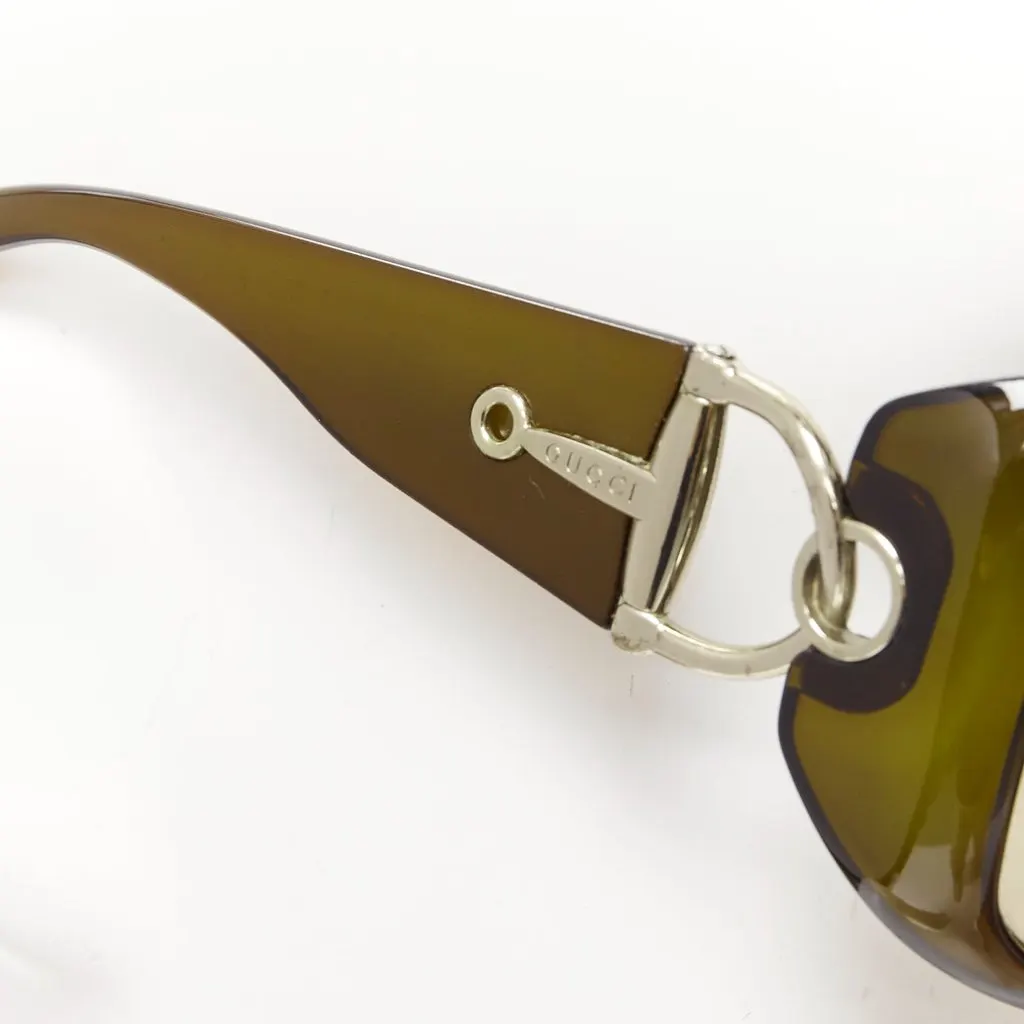 Gucci GG2951E/S Green Acetate Fair - Back View