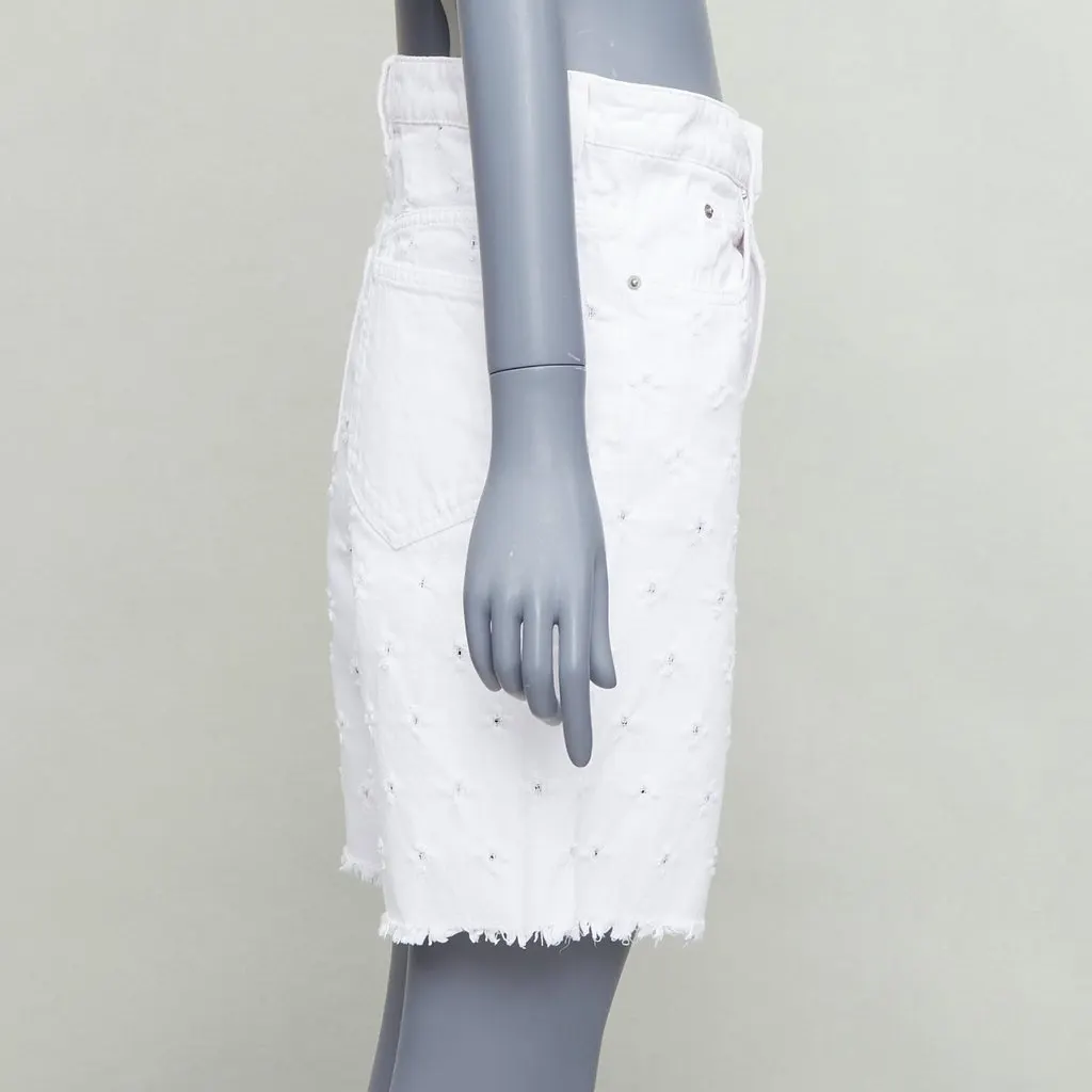 Isabel Marant Liny White Cotton Very good - Model View