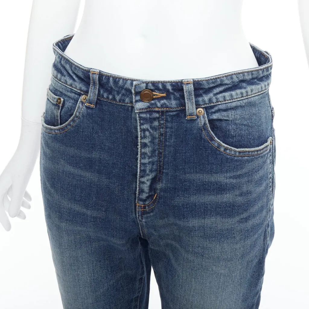 Saint Laurent D05 Blue Polyester Very good - Back View