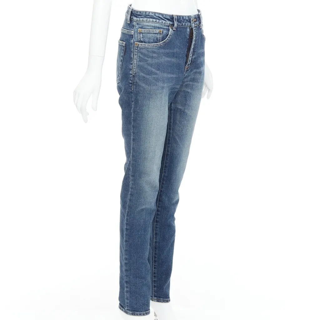 Saint Laurent D05 Blue Polyester Very good - Inside View