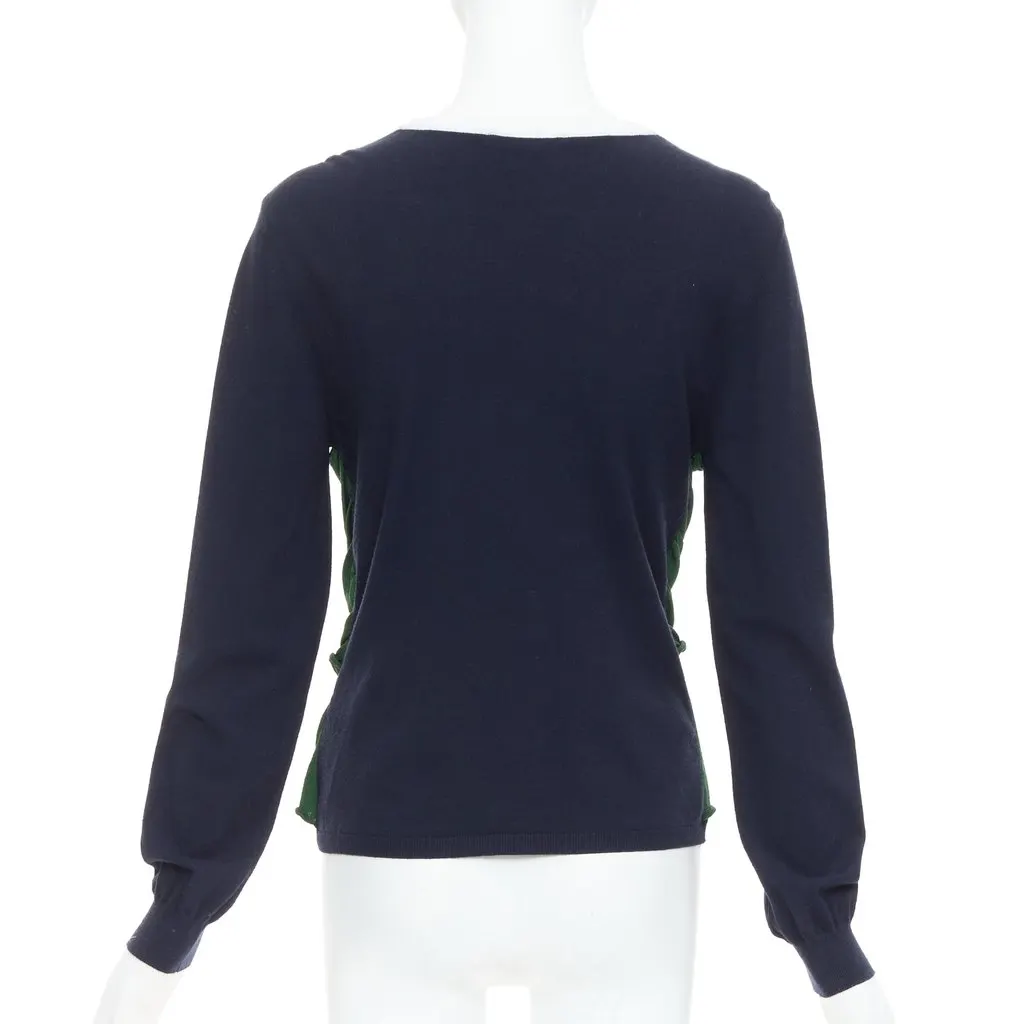 JW ANDERSON Draped Cami Sweater Green Viscose Very good - Box View
