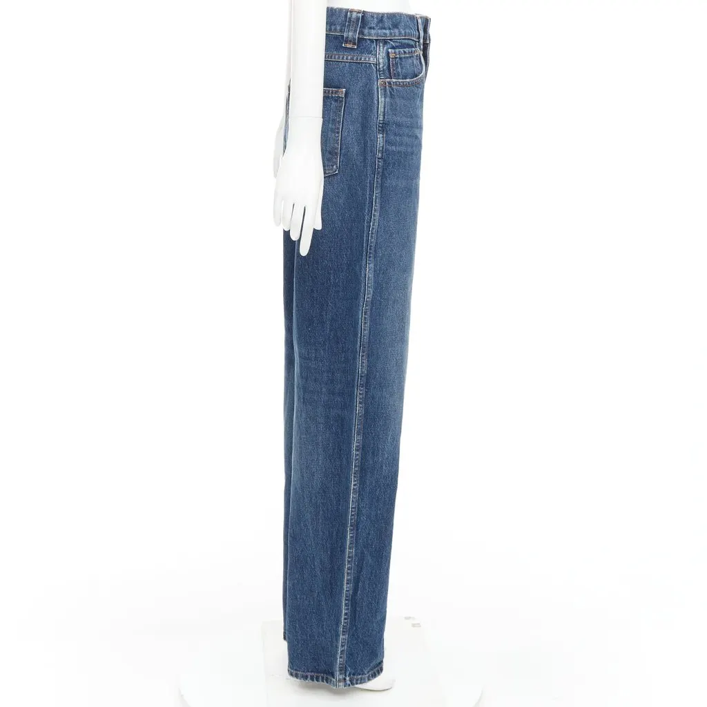 Khaite Albi Blue Denim Very good - Model View