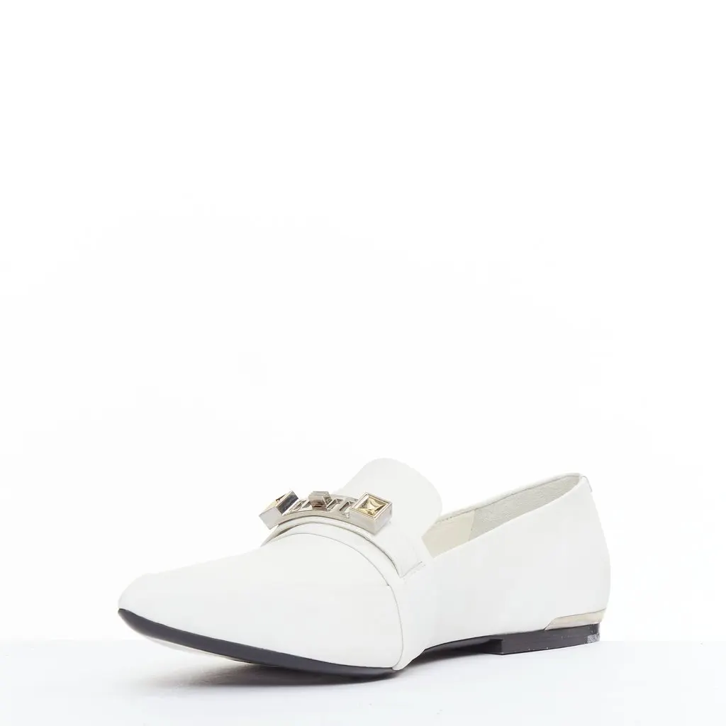 Proenza Schouler White Leather Ballet flats White Leather Fair - Model View