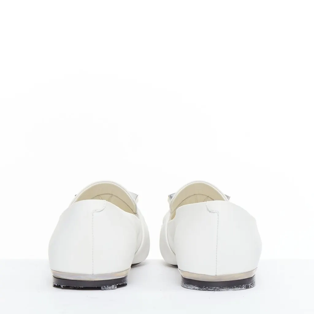 Proenza Schouler White Leather Ballet flats White Leather Fair - Box View