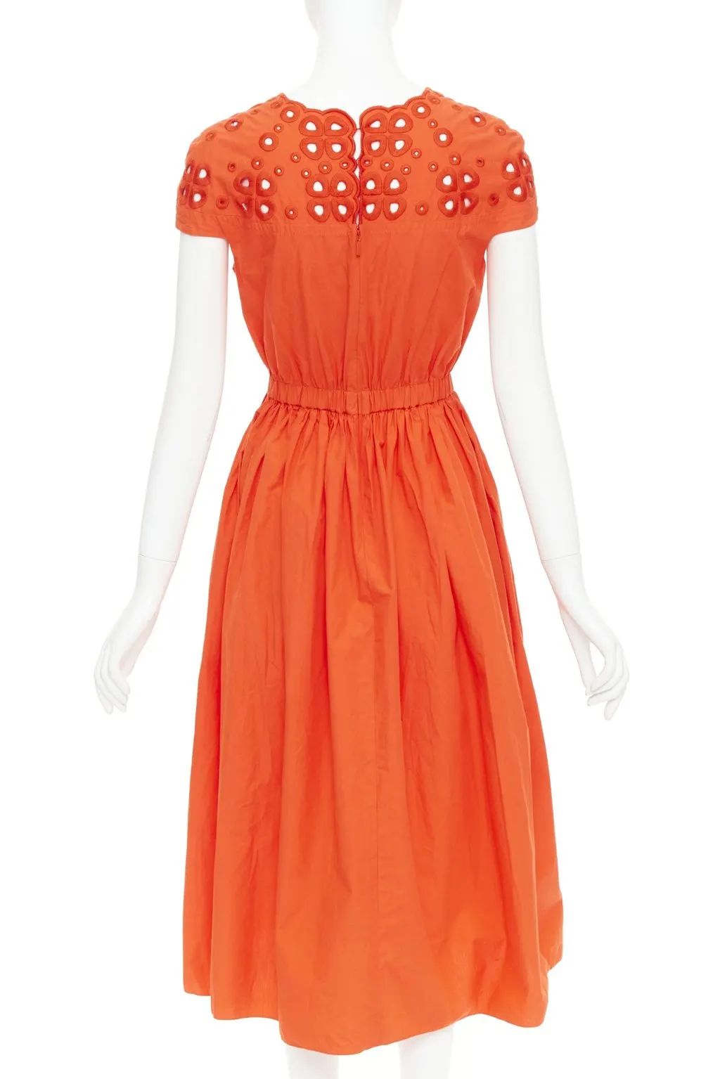 Fendi Orange Cotton Dress Orange Cotton Good - Box View