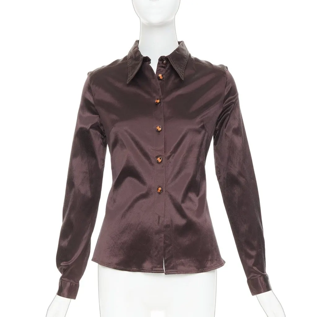 Fendi Brown Top Brown Fair - Front View