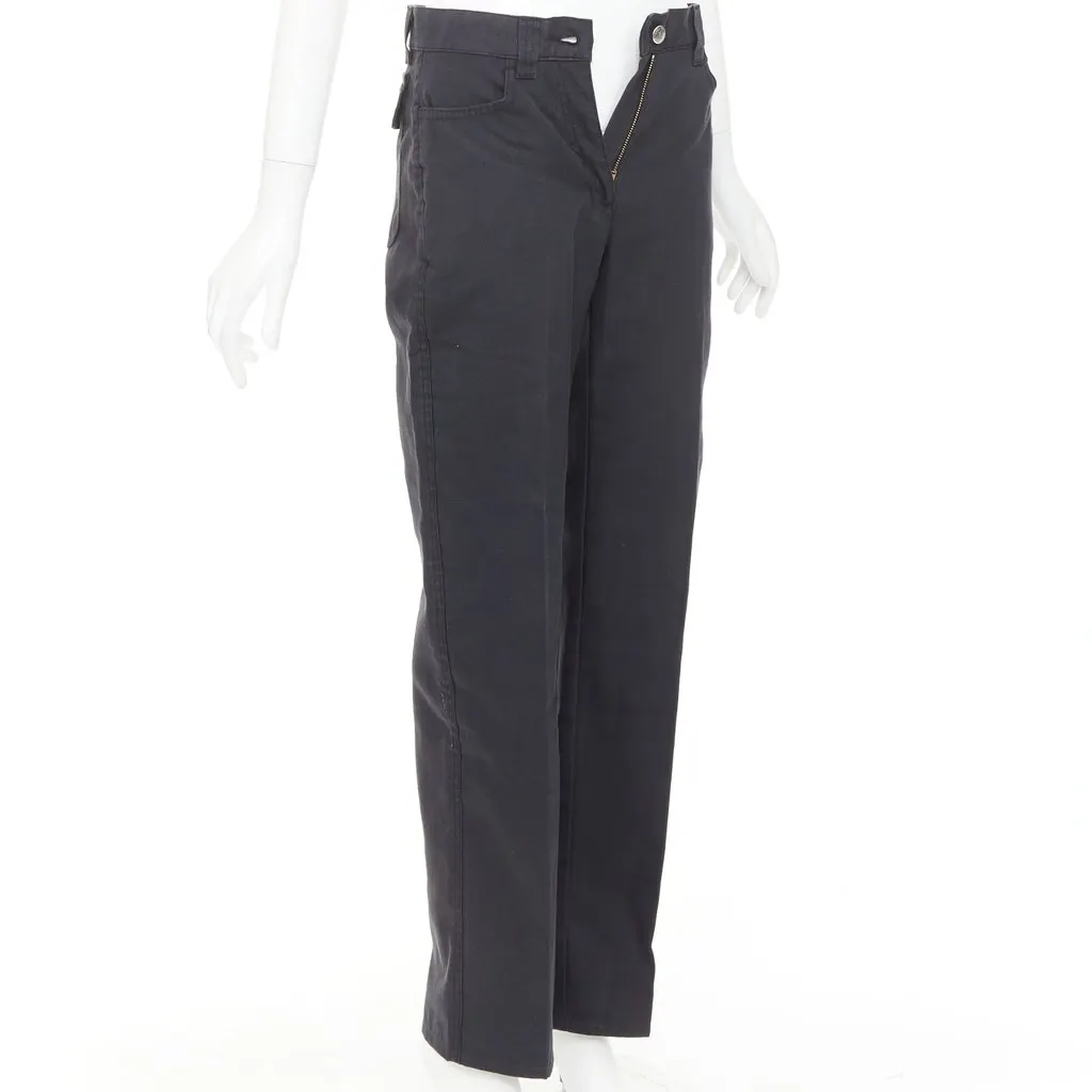 Fendi Grey Denim Trouser Grey Denim Good - Inside View