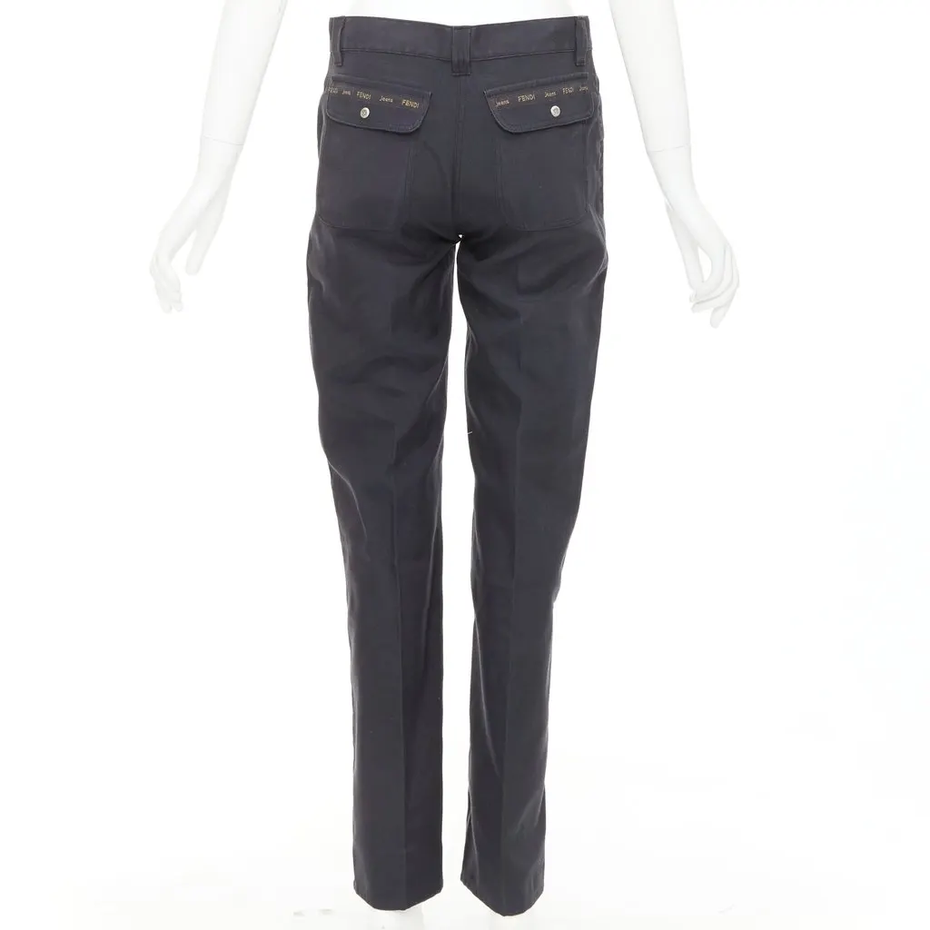 Fendi Grey Denim Trouser Grey Denim Good - Box View