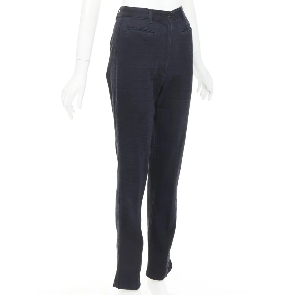 Fendi Black Cotton Trouser Black Cotton Fair - Inside View