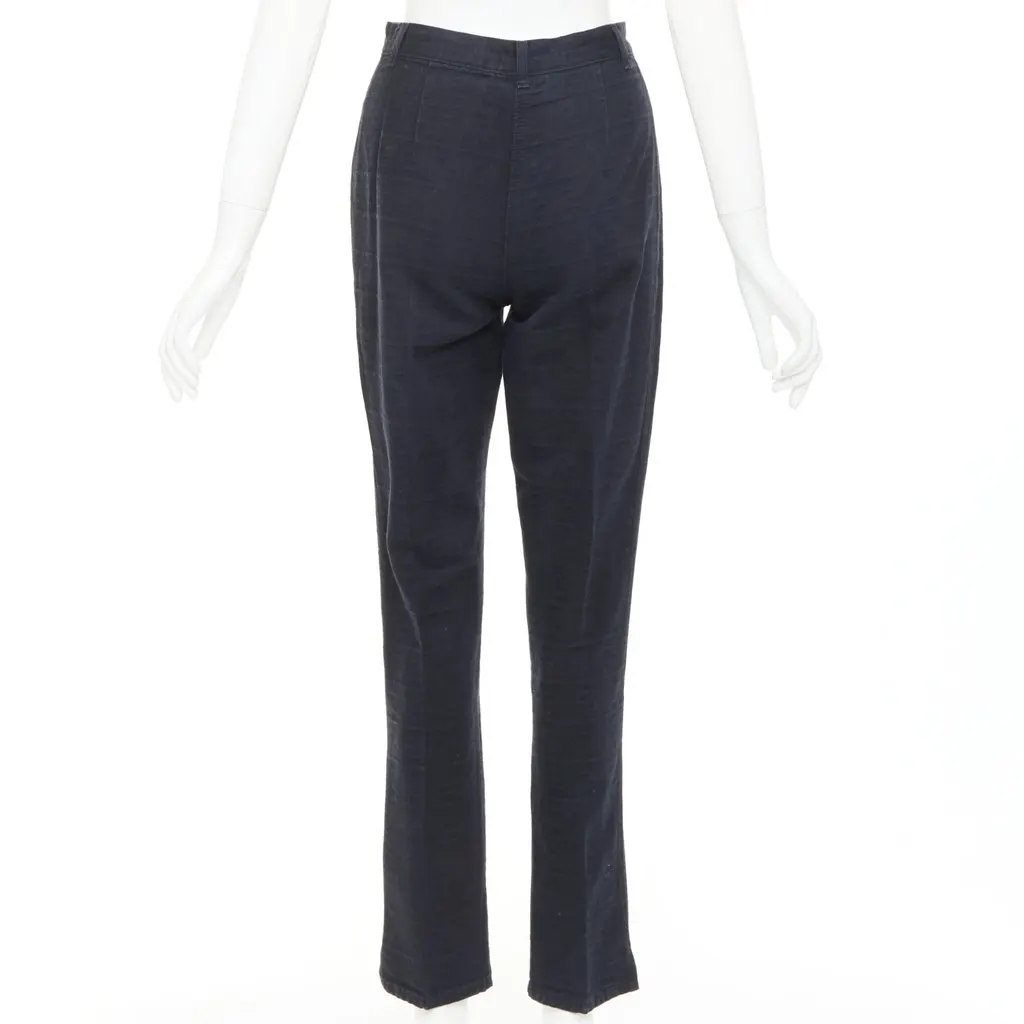 Fendi Black Cotton Trouser Black Cotton Fair - Box View