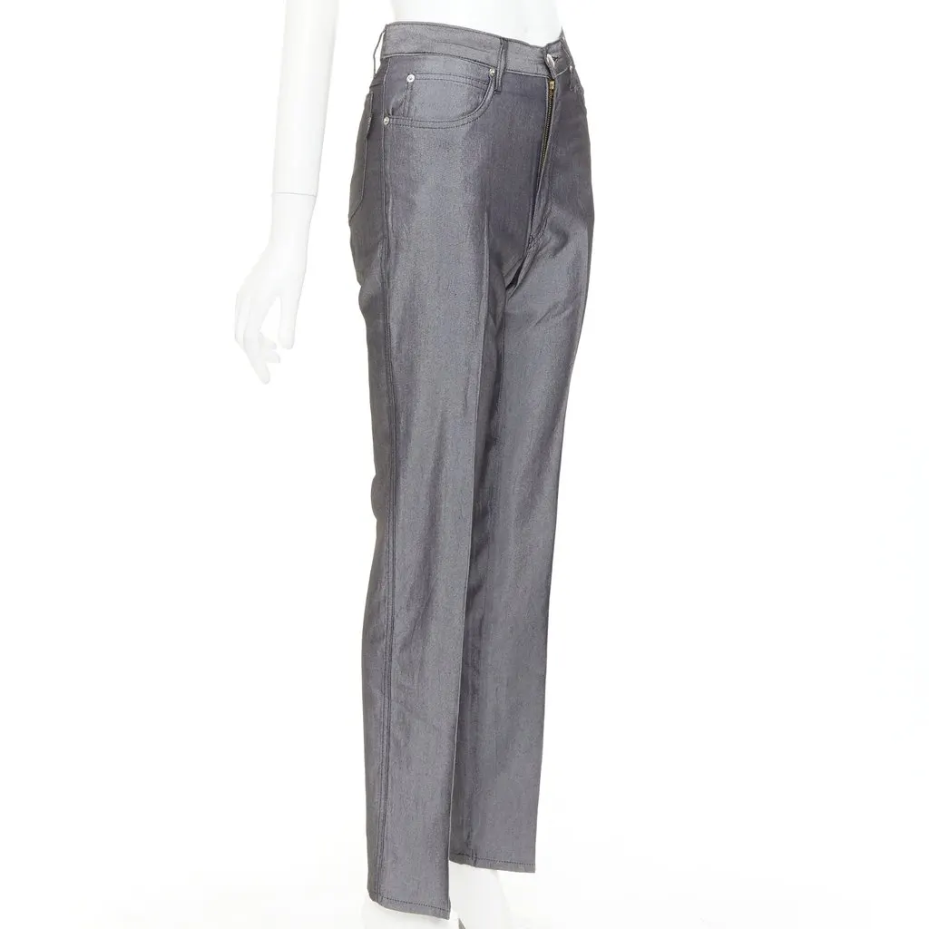 Fendi Grey Silk Trouser Grey Silk Very good - Inside View