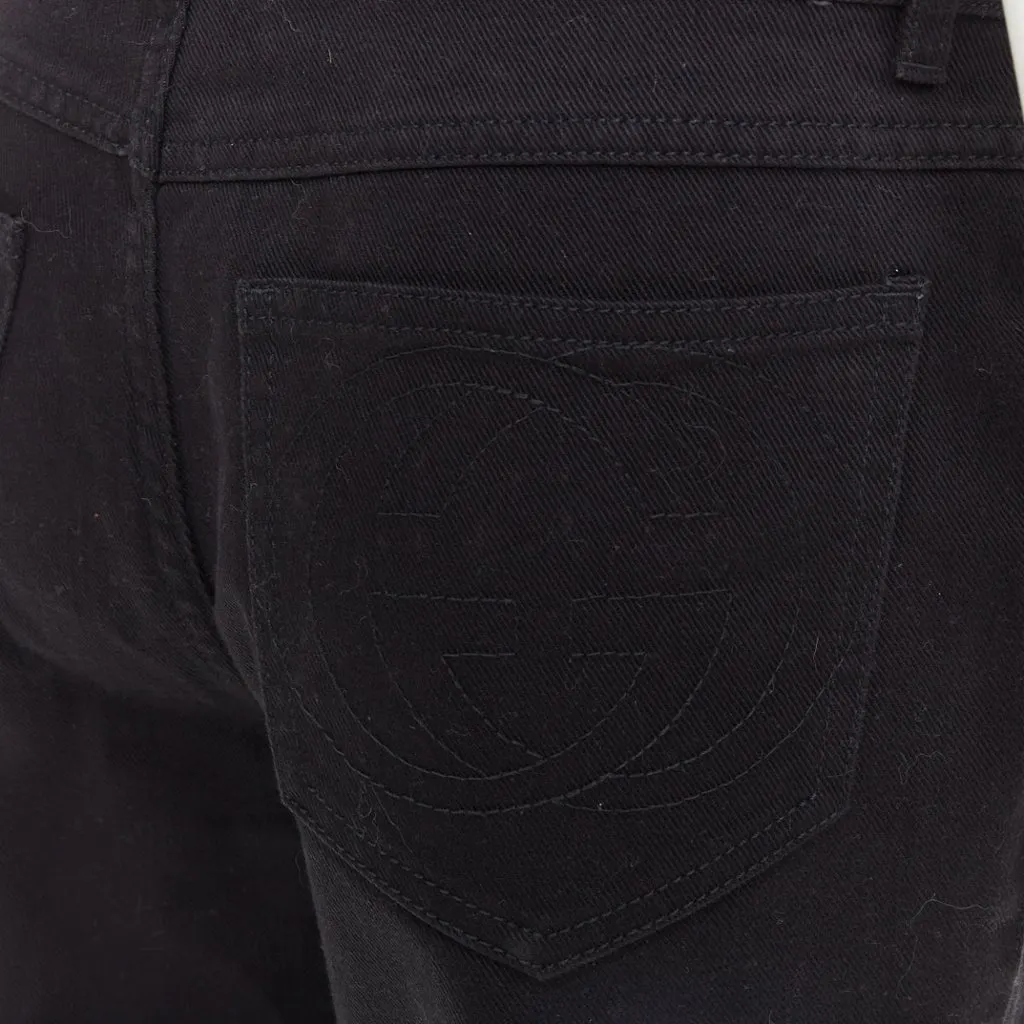 Gucci Black Cotton Trouser Black Cotton Very good - Back View