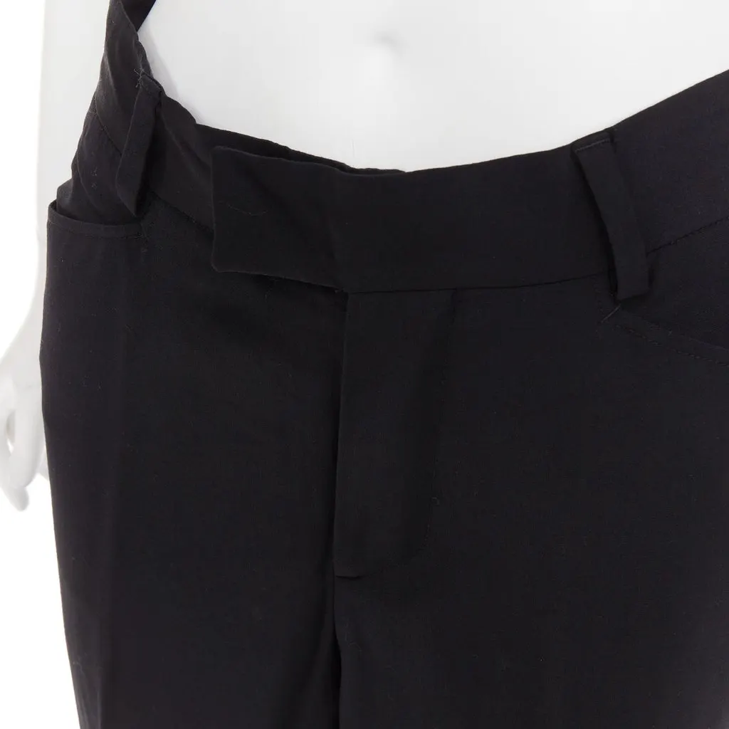 Gucci Black Wool Trouser Black Wool Very good - Back View