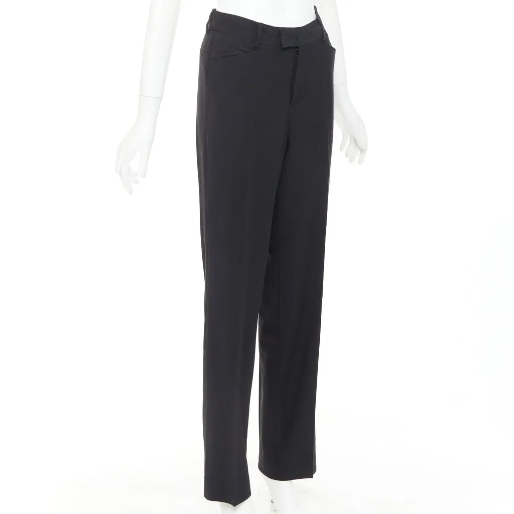 Gucci Black Wool Trouser Black Wool Very good - Inside View