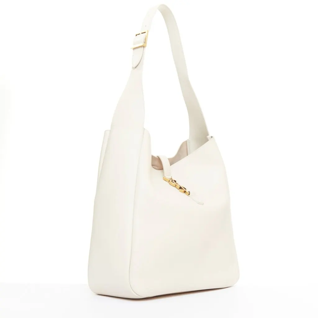 Saint Laurent Le 5 √† 7 Hobo Ecru Leather Very good - Inside View
