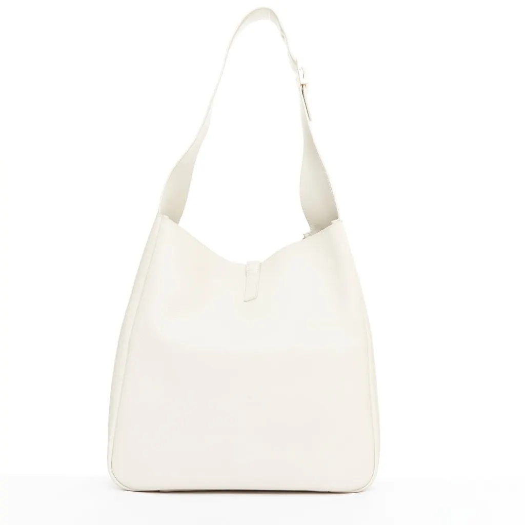 Saint Laurent Le 5 √† 7 Hobo Ecru Leather Very good - Box View