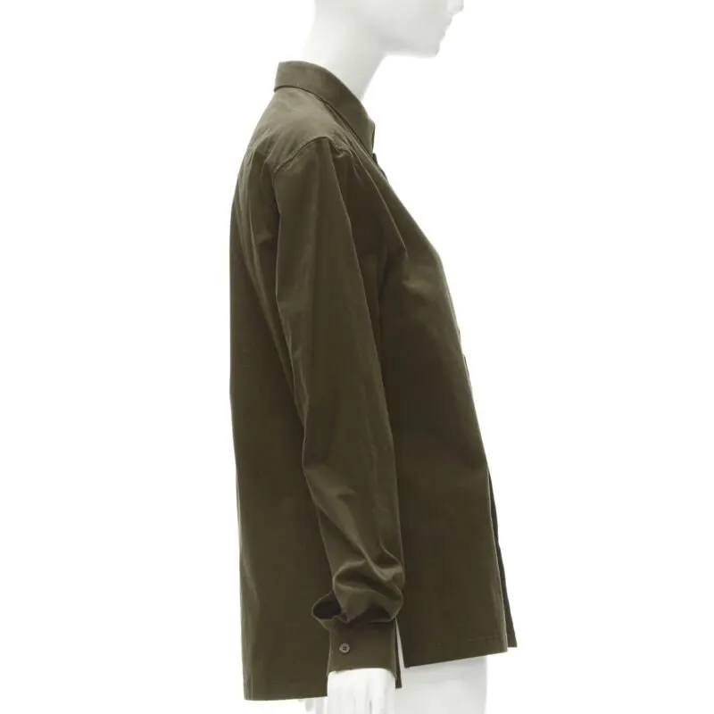 Balenciaga Brown Cotton Shirt Brown Cotton Good - Box View