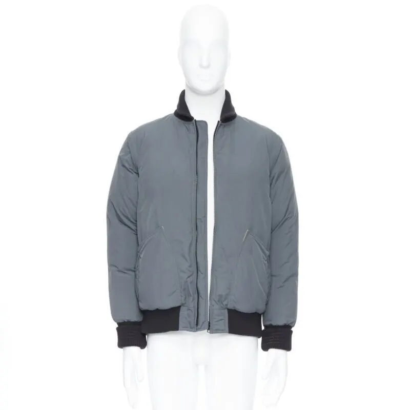 Unsigned Grey Goose Down Bomber Grey Polyamide Very good - Inside View