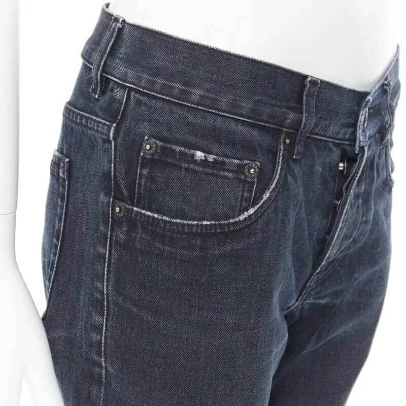 Prada Black Cotton Jeans Black Cotton Very good - Back View