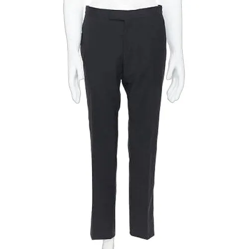 Dries Van Noten Satin Tuxedo Pants