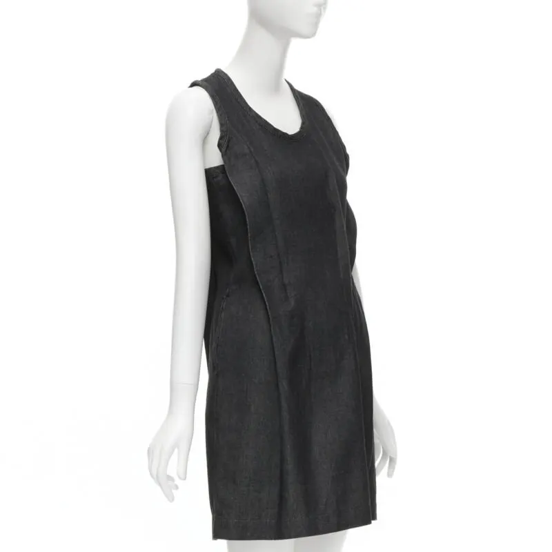 Comme Des Garcons Denim Pinched Dress Blue Never worn - Inside View